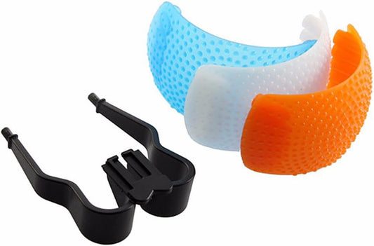 3 Set Universal Color Diffuser Filter for Pop-Up DSLR Camera Flashes