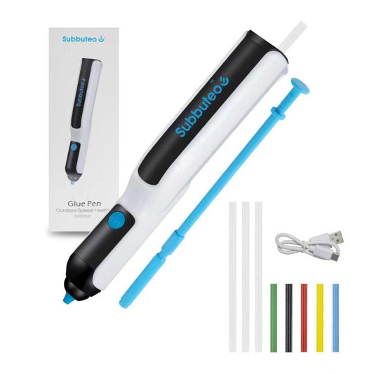 Subbuteo Cordless Hot Glue Pen,Anti-scalding for children,6s Heating Fast, USB Rechargeable Melt Glue Gun, Perfect for Crafts,DIY Arts