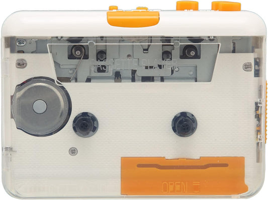 TIKATARER Cassette MP3 MP3 USB to Converter, Portable Tape Player with Earphone Jack Plug and Play for PC Player CD