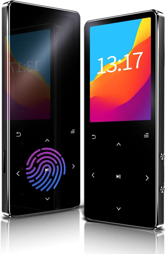 Tengsen Mp3 5.3, Mp3 128GB, (Black,64GB) Player with Bluetooth Portable Digital Music Player with Speaker, FM Radio