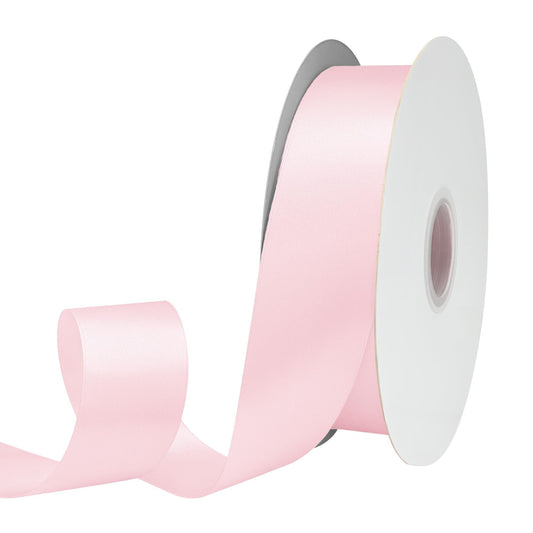GTYBOVA 1-1/2 Inch x 100 Yards Ribbon Double Face Light Pink Satin Ribbon Polyester Fabric Ribbon Multiple Colors Available Ideal for Gift Wrapping Crafts Wedding Decor Hair Bow