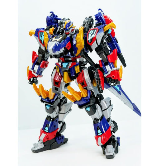SIGNIM Miniforce Rexkaiser a Dinosaur and a car Combine to Transform into a Robot 12.6" x 7.5" x 14.6"