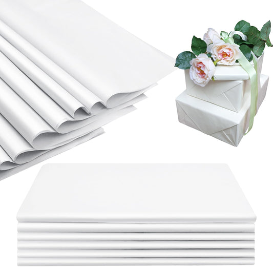 RYKOMO 200 Sheets 20 x 30 Inch Acid Free Tissue Paper for Storage, Unbuffered No Acid White Tissue Paper for Crafts for Gift Wrapping New Year Party Festival Mother's Day Decor and DIY