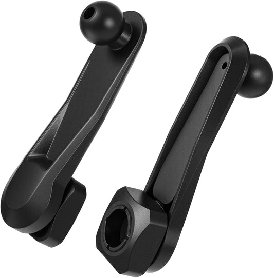 Xelsluthe 2 Pack 17mm Ball Joint Extension Arm, Ball Magnetic Female to Male Head Car Phone Mount Extension for Car Air