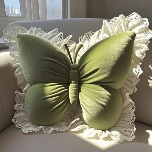 ELKOHA Butterfly Pillow Decorative Butterfly Shaped Throw Pillows Cute Plush Cushion Decorative Animal Pillow for Bedroom Living Room Sofa Couch