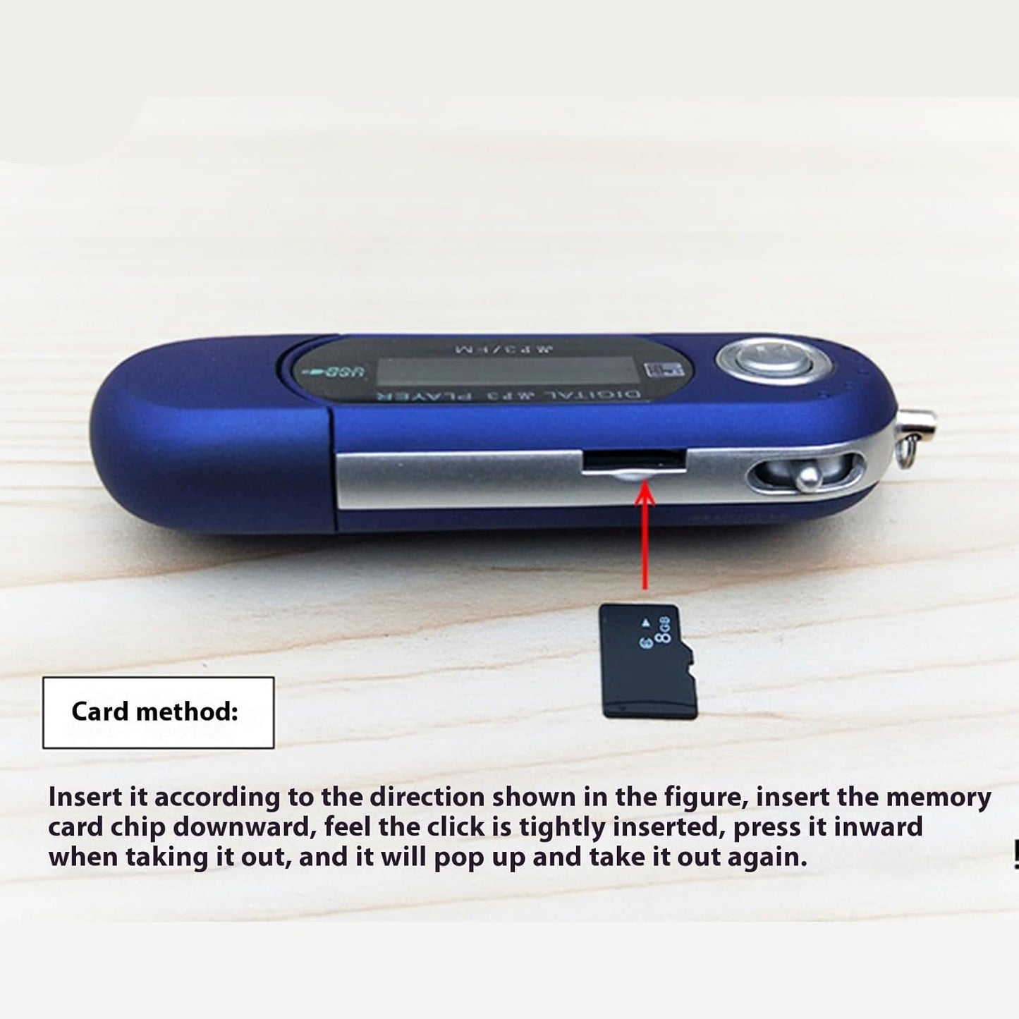 JINPIAOPIAO MP3 4G/8G Player with Builts in Memory Long Standbys Time and Display Screen Music Player Travel Friendly