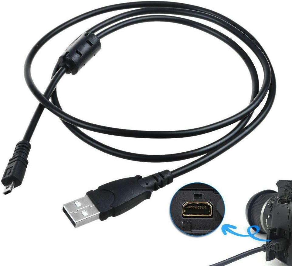 3ft D7100 D3300 USB PC Computer Data Sync Cable Cord for Nikon Df DSLR Camera