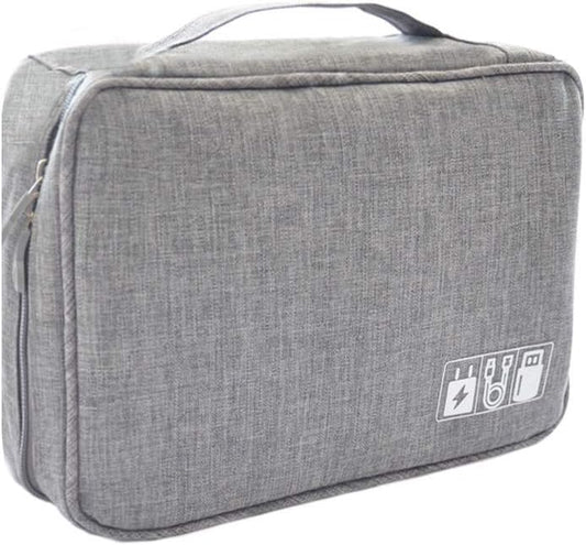 BYOYO Carrying Bag Case Storage Organizer for Projectors and Accessories (Grey, Single)