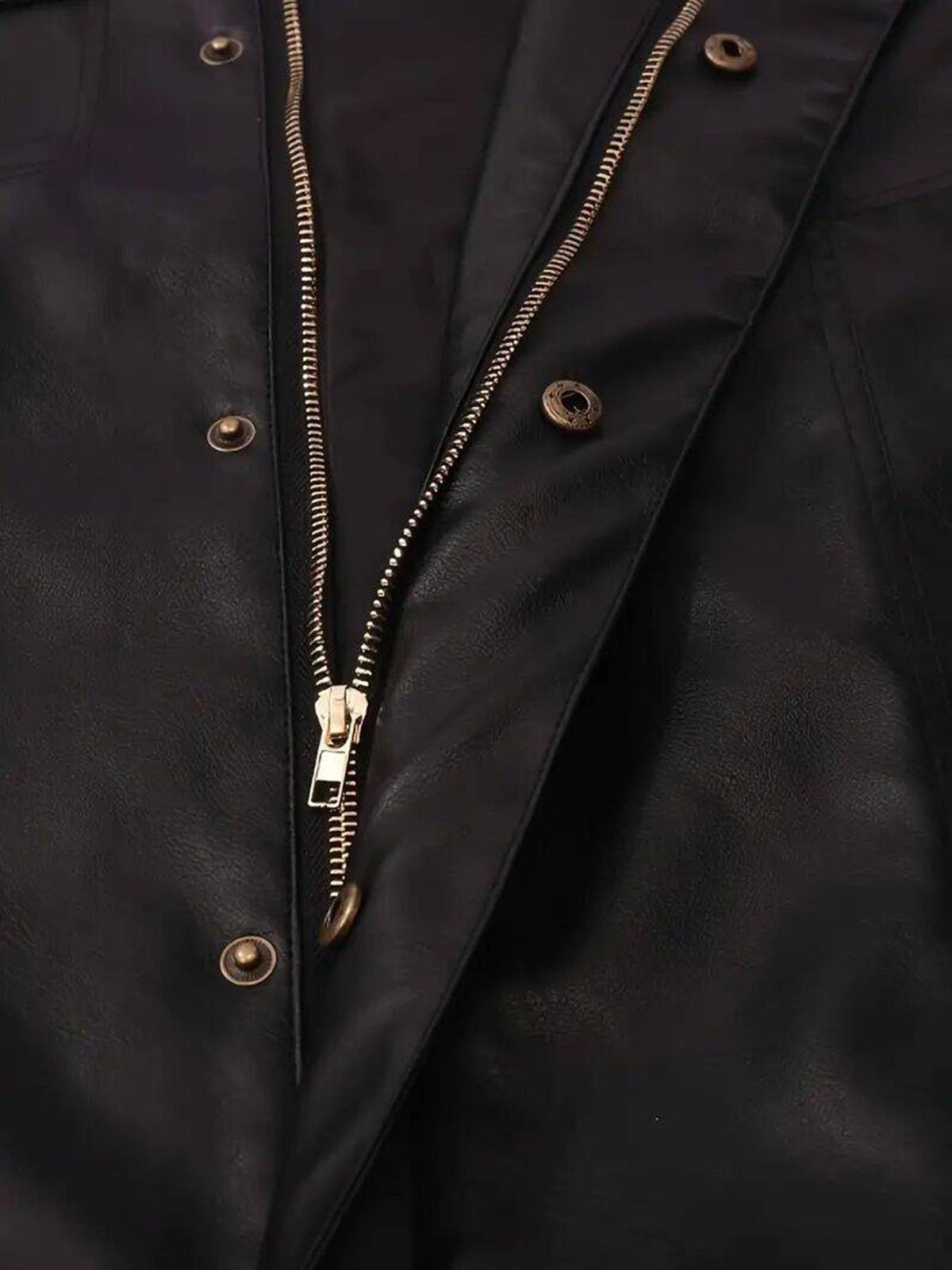 Idopy Men`s Faux Leather Vest Adjustable Lace Up Sides Motorcycle Biker Sleeveless Jacket Waistcoat Black S