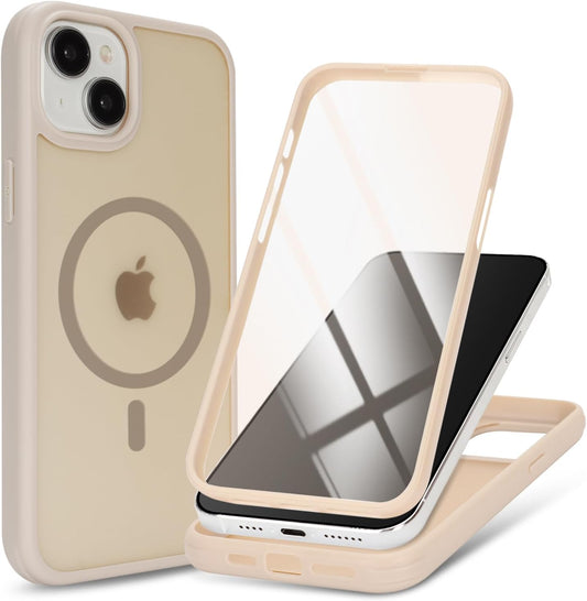 CoozCase 15 15 for iPhone Case with Built-in Screen Protector Anti-Scratch,for Apple iPhone Protective Phone