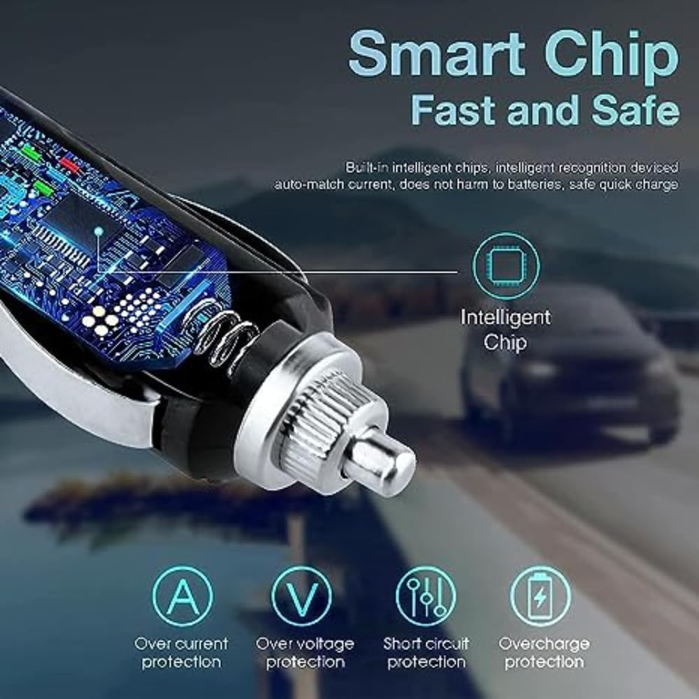 Marg C320 C310 C330 C340 Compatible Replacement Car Adapter for GPS Garmin StreetPilot Power Adapter Charger Wire Power