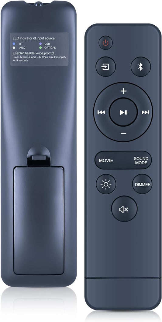 WDZP 100075108 20 Inch New Soundbar Remote Control for Onn Sound Bar Speaker