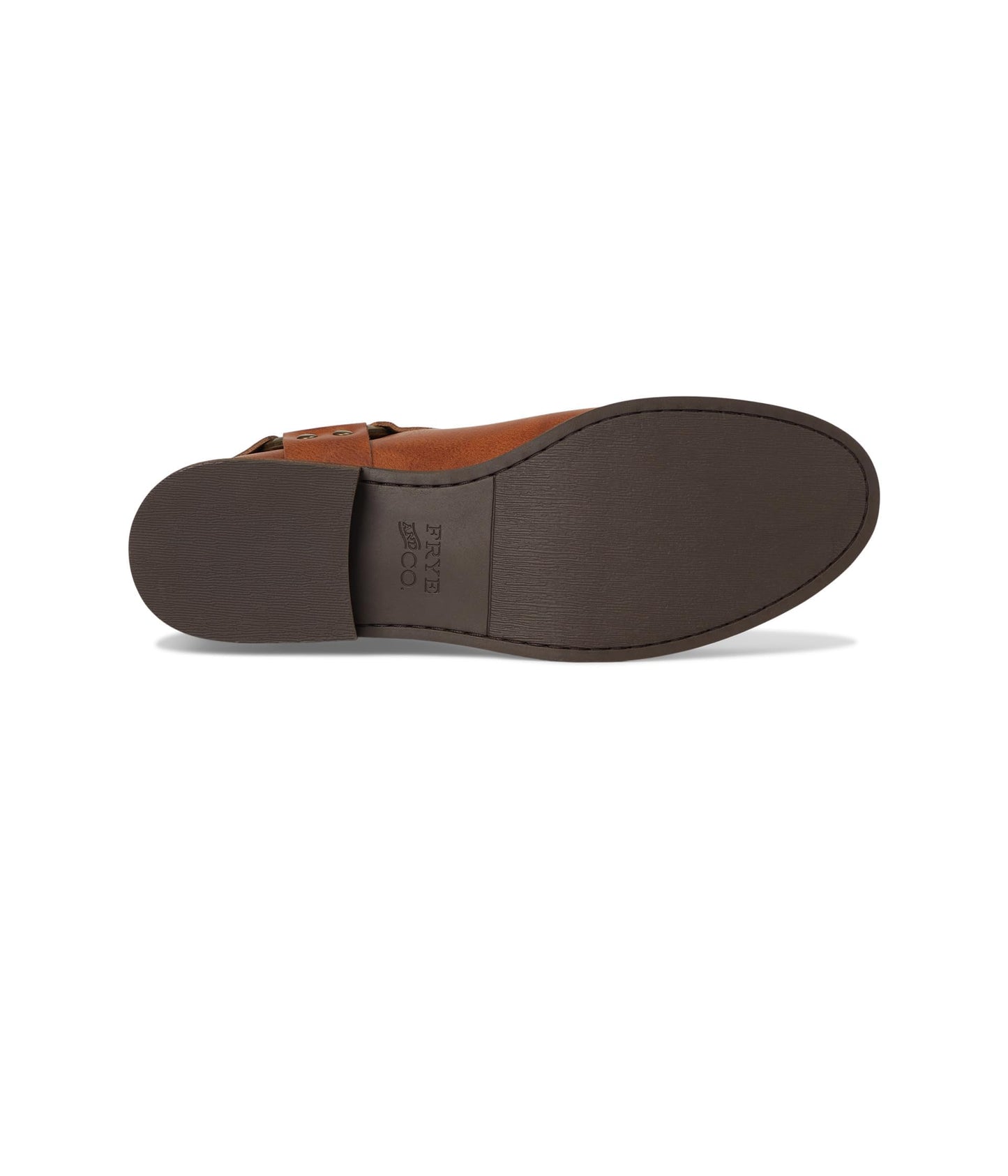 FRYE AND CO. Womens Kellie Harness Wide Calf Cognac 7 Medium