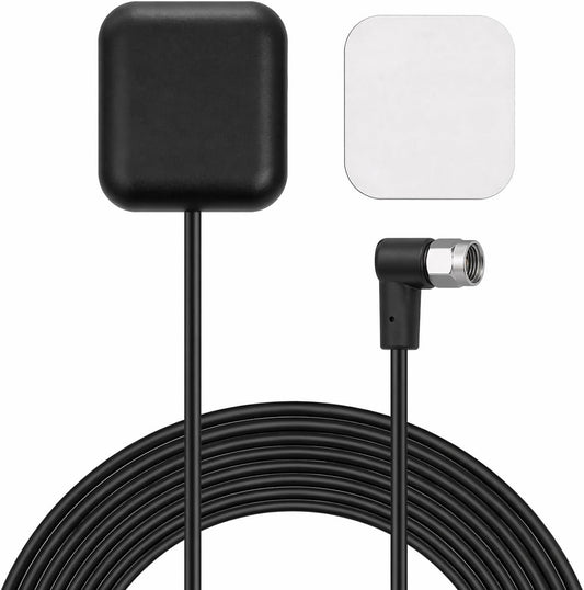 ViaBecs 5.68ft GPS Navigation Antenna SMA Male Connector for Car Stereo Head Unit, Active GPS Antenna, Cable