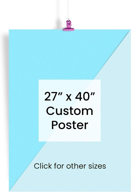 EzPosterPrints - Custom Poster Print - Upload Your Image for Personalized 27 X 40 Inch Prints