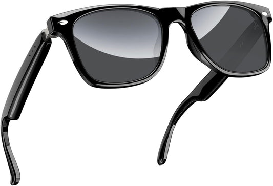Blackview Smart Glasses, Polarized Bluetooth Sunglasses with Speaker, Voice Control, UV Protection, Anti Blue Light