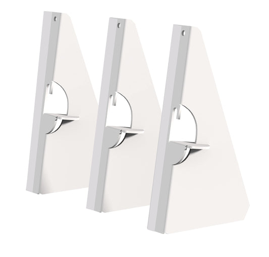 CoroRio 60 Pack 5 Inch Self Stick Cardboard Easel Backs, Premium Cardboard Easel Stand for Picture Frame and Art Easel Stand, Use for Photos, Signs, Crafts, (Pack of 60, White)