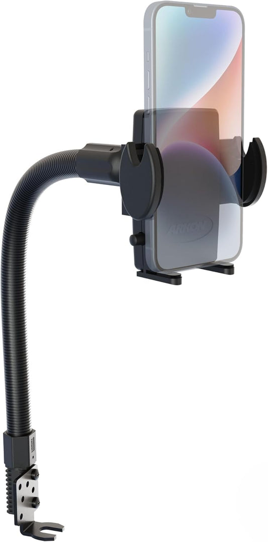 ARKON Mount Car or Truck Seat Rail/Floor Phone Mount | Universal Compatible | Flexible Gooseneck | Easy Installation |