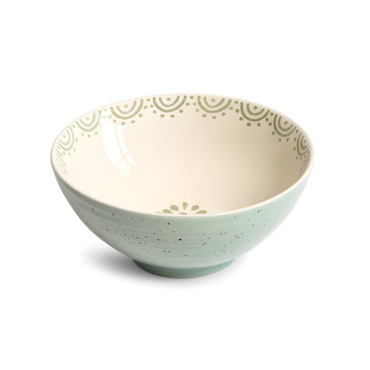 Sango 12-Piece Speckled Stoneware Dinnerware Set for 4- Glossy Plates and Bowls Set with Hand-Painted Floral Pattern, Rustic Ceramic Dish Set, Elegant Dishes for Everyday Dining, Siterra Glazed Garden