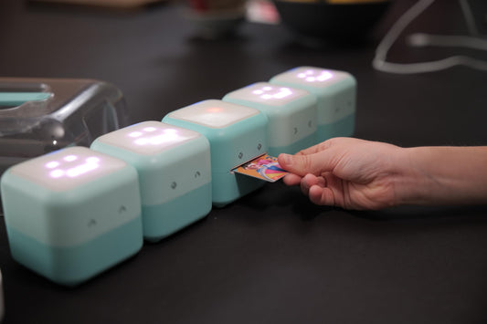 Tokidos PlayCubes: Screen-Free Learning Console with Charging Case Included. Educational System for Ages 3-5. Builds Math, Logic, & Problem-Solving Skills. Screen Alternative for Solo or Family Fun.