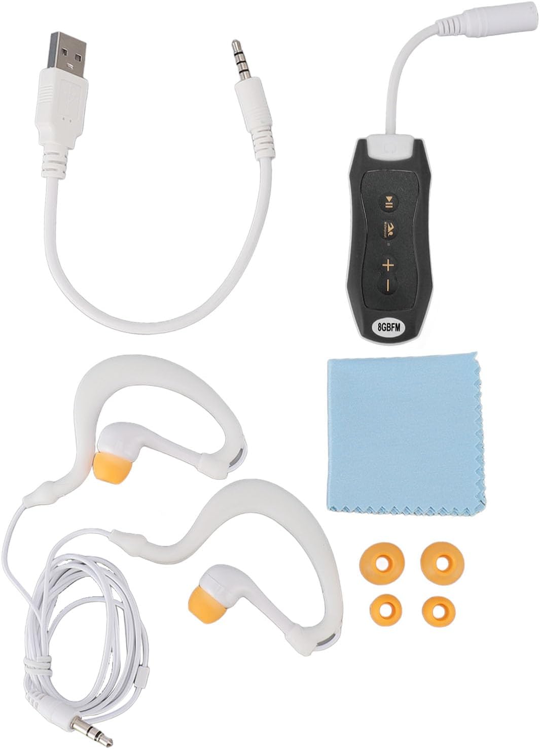 VBESTLIFE MP3 Swimming, Mp3 Swimming 8GB (8GB) Player for Headphones with Long Cord, Underwater, Sound Effect, Full