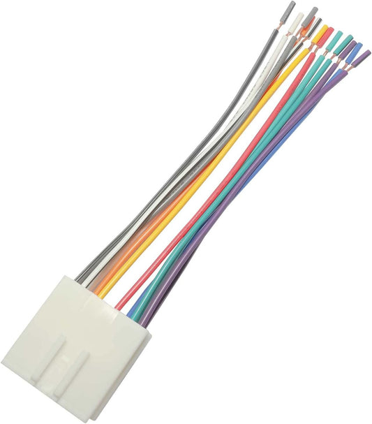 1992-2012 RED WOLF Car Radio Wiring Harness Connector Adapter Aftermarket Stereo Install Adaptor Compatible