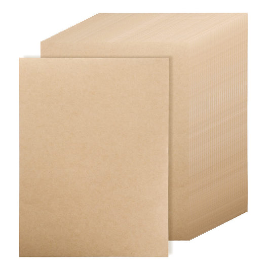 ZEAYEA 300 Pack Kraft Paper Sheets, 120 GSM Brown Printer Paper, Rustic Brown Stationery Paper for Arts and Craft, Drawing, DIY Projects, Invitation, Laser and Inkjet Printer Compatible, 8.5 x 11 Inch