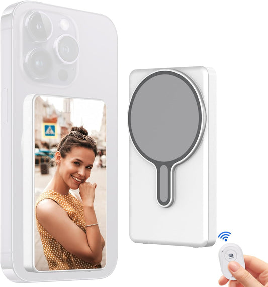 CONNOVA Control,1080P Phone Vlog Selfie Monitor Screen,Magnetic Mount Wireless Connection with Remote Wireless