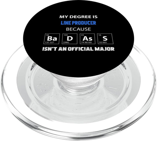 Check out my LINE PRODUCER Shirts LINE PRODUCER funny quote badass on my resume PopSockets MagSafe PopGrip for iPhone