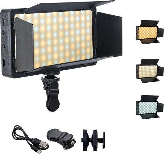 BVMGTT 4000mAh 2800K-6500K (3CCT) LED Video Light, Camera Light for Pictures Video Recording with Battery Support