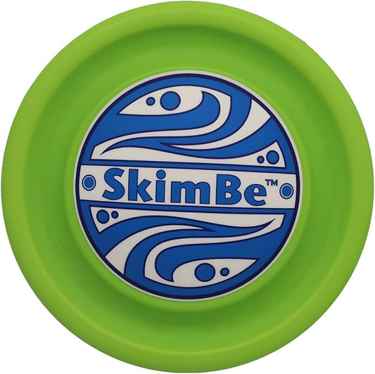 Disc - Water Disc Toy for Spring & Summer Fun - Skips, Slides, Jumps - Pools, Beaches & Backyards Fun for All Ages (Green)