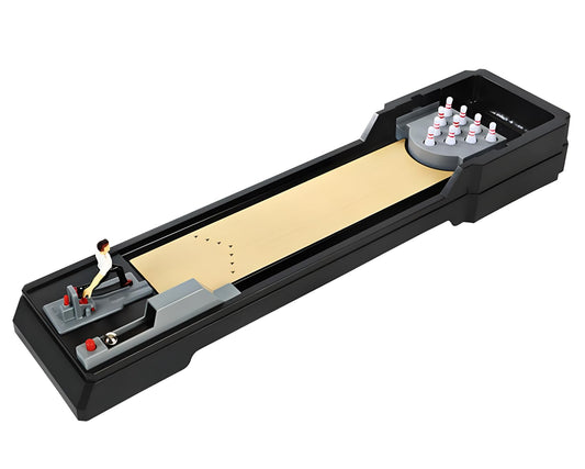 Trisquirrel Table Bowling Game, Tabletop Bowling Alley, 10 Pins Mini Bowling Set Toy for Kids & Adults, Perfect for Home, Office and Party