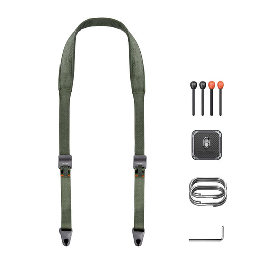 PGYTECH 1.8" Wide Camera Shoulder Strap with Quick Release Plate Camera Neck Straps Long for Photographers Adjustable for DSLR SLR (Fern Green)