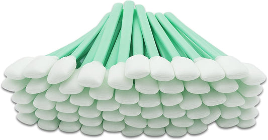Brvlsoc 50PCS Foam Cleaning Swabs Anti-Static Lint-Free Applicators for Printers, Cameras, Optical Lenses & Electronic