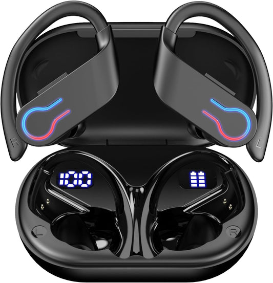 200H 6.1 IPX7 Wireless Bluetooth Earbuds with Playtime, Bluetooth Low Latency, Smart Noise Cancellation, Waterproof
