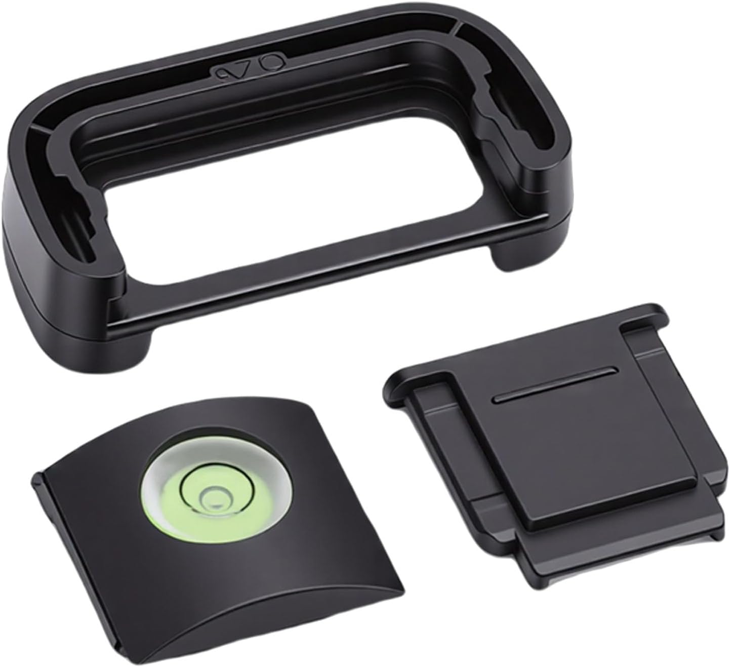Generic A7C Camera Eyecup Eyepiece for Camera, Bubble Spirit Level Hot Shoe Cover Cap Protector, Photography