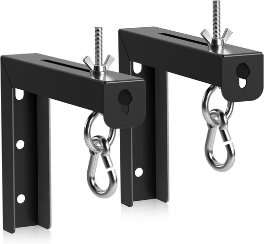 XINLEI 6 inch 66 lbs, PRL003B Universal Projector Screen Wall Mount L-Brackets Hanging Ceiling Mount, Adjustable