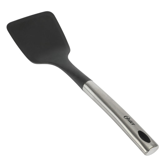 Oster Baldwyn 13" Nylon Turner Spatula - Black w/Stainless Steel Handle