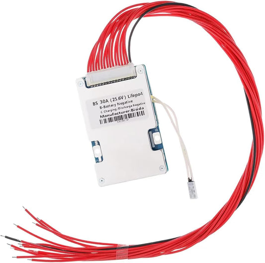 Bisida 8S 25.6V 30A Lifepo4 Common Lifepo4 Pack (8S 25.6V 30A) BMS Battery Management System PCB Protection Board
