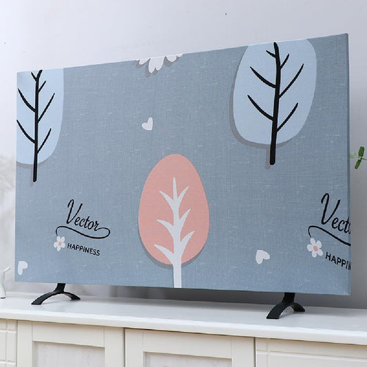 WMLTZFUS 02||75inch TV Dust Cover Desktop TV Screen Protector Indoor Dust-Proof TV Screen Cover for Stand Mounted