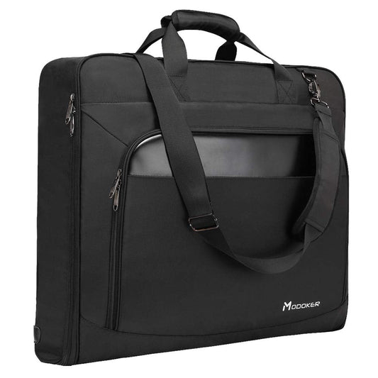 Modoker Carry On Garment Bags for Travel Hanging Clothes Suit Bag Luggage Organizer, Foldable Suit Carrier Gift for Men Women