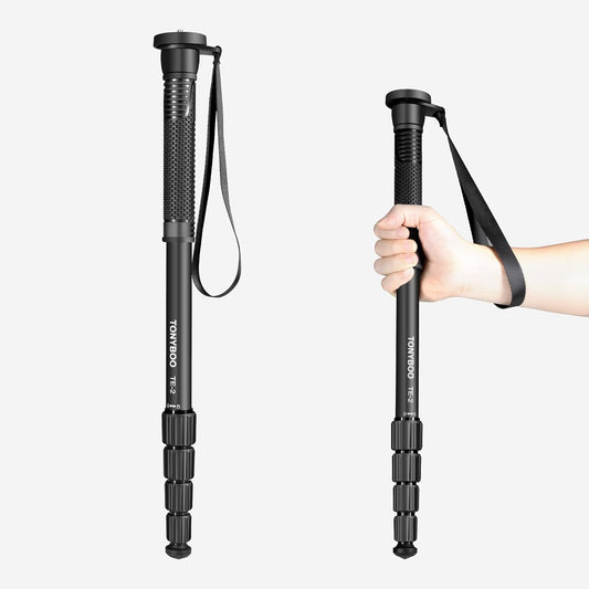 TONYBOO 65 5-Section 40 lbs TE-2 Aluminum Camera Monopod,Lightweight & Portable, Travel Monopod, Max Load