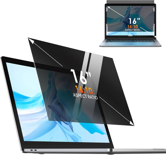 16 Inch 16:10 Yamaya Laptop Privacy Screen, Removable Aspect Privacy Filter Screen Protector