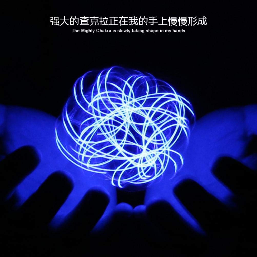 Dan&Dre Luminous Rotating Floating Toy， Spiral Electric Toy Adjustable Spiral Generator