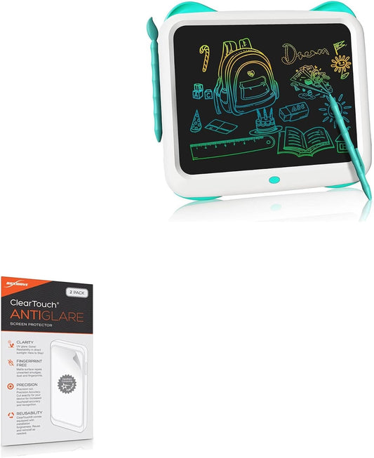 BoxWave (12.5 (2-Pack), Screen Protector Compatible with Tugau LCD Writing Tablet Doodle Board in) - ClearTouch