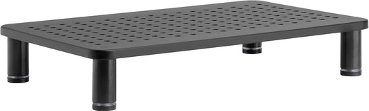 14.5" 9.25" 3.25" 1 Husky Mounts Monitor Riser Laptop Stand, Adjustable Legs, Stackable, x x Max Height, Matte Black