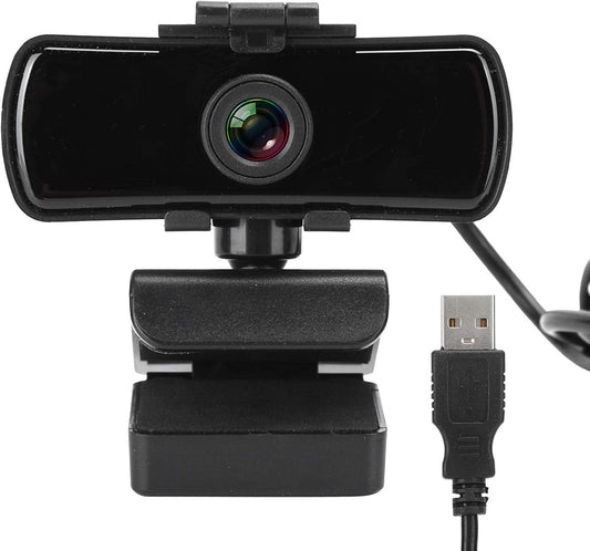 Wisoqu 1080P 3.26mm 110 Business Webcam with Noise Cancelling Microphone, Length Wide Angle Lens USB PTZ Camera