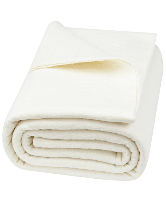 PLANTIONAL Grinding Natural Cotton Quilt Batting: 47-Inch x 59-Inch Light Weight Purely Natural All Season Quilt Batting for Quilts, Craft and Wearable Arts