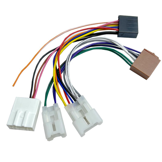 1998-2006, 20Pin RAV4 Aftermarket Radio Wiring Harness Compatible with Toyota Universal ISO Car Stereo Adapter with SWC