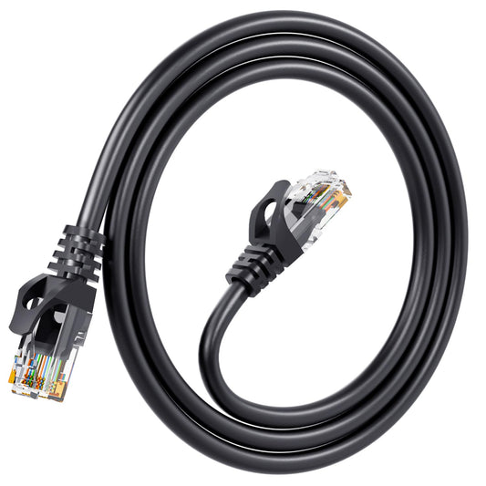 3ft 1M Cat6 RJ45 24AWG CAT6 10Gbps Ethernet Cable, LAN Patch Cable, UTP Snagless High-Speed Wired Internet Cable